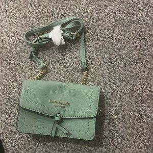 Kate Spade mint color small handbag